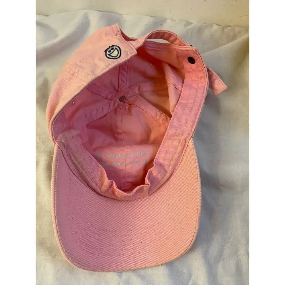 Life is good pink‎ daisy baseball hat